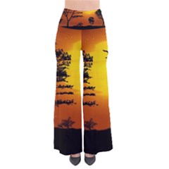 Digital Art Landscape Trees Artwork So Vintage Palazzo Pants by Wegoenart