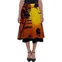 Digital Art Landscape Trees Artwork Perfect Length Midi Skirt View1