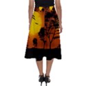 Digital Art Landscape Trees Artwork Perfect Length Midi Skirt View2