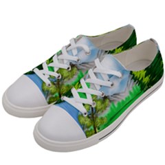 Digital Art Artwork Drawing Women s Low Top Canvas Sneakers