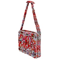 Paint Splatters On A White Background                    Cross Body Office Bag