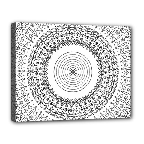 Pattern Design Pretty Cool Art Canvas 14  X 11  (stretched) by Wegoenart