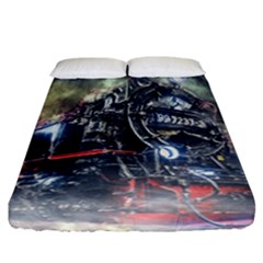 Steam Locomotive Br 99 Historically Fitted Sheet (california King Size) by Wegoenart