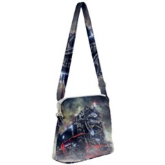 Steam Locomotive Br 99 Historically Zipper Messenger Bag by Wegoenart