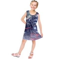 Steam Locomotive Br 99 Historically Kids  Tunic Dress by Wegoenart