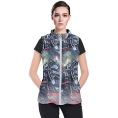 Steam Locomotive Br 99 Historically Women s Puffer Vest by Wegoenart