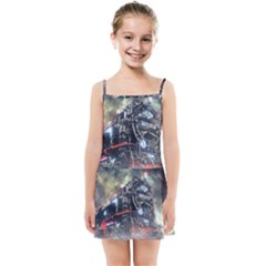 Steam Locomotive Br 99 Historically Kids  Summer Sun Dress by Wegoenart