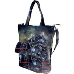 Steam Locomotive Br 99 Historically Shoulder Tote Bag by Wegoenart