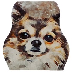 Chihuahua Dog Cute Pets Small Car Seat Velour Cushion  by Wegoenart