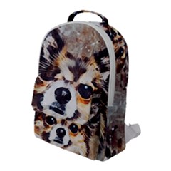 Chihuahua Dog Cute Pets Small Flap Pocket Backpack (large) by Wegoenart