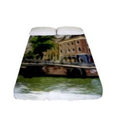 Amsterdam Holland Canal River Fitted Sheet (full/ Double Size) by Wegoenart