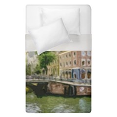 Amsterdam Holland Canal River Duvet Cover Double Side (single Size) by Wegoenart