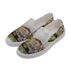 Amsterdam Holland Canal River Women s Canvas Slip Ons by Wegoenart