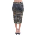 Castle Mansion Architecture House Midi Pencil Skirt View1