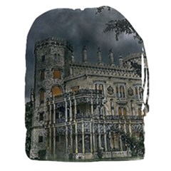 Castle Mansion Architecture House Drawstring Pouch (xxxl) by Wegoenart