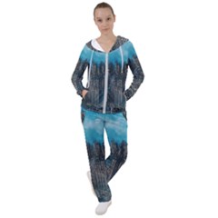 Cityscape Buildings Skyscraper Women s Tracksuit by Wegoenart