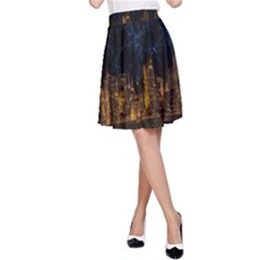 Architecture Buildings City A-line Skirt by Wegoenart