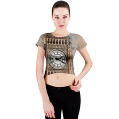 Big Ben London Wes Ben Big Crew Neck Crop Top by Wegoenart