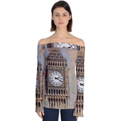 Big Ben London Wes Ben Big Off Shoulder Long Sleeve Top by Wegoenart