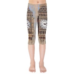 Big Ben London Wes Ben Big Kids  Capri Leggings  by Wegoenart