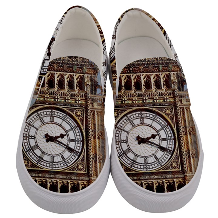 Big Ben London Wes Ben Big Men s Canvas Slip Ons