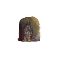 London Big Ben Building Drawstring Pouch (xs) by Wegoenart