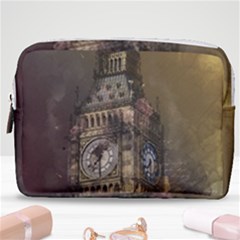 London Big Ben Building Make Up Pouch (medium) by Wegoenart