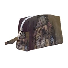 London Big Ben Building Wristlet Pouch Bag (medium) by Wegoenart