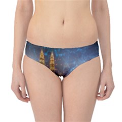 City Lights Skyline Buildings Hipster Bikini Bottoms by Wegoenart