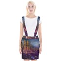 City Lights Skyline Buildings Braces Suspender Skirt View1