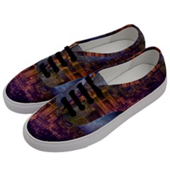 City Lights Skyline Buildings Men s Classic Low Top Sneakers by Wegoenart