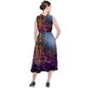 City Lights Skyline Buildings Round Neck Boho Dress View2