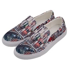 Venice Water Laguna Italy Men s Canvas Slip Ons by Wegoenart