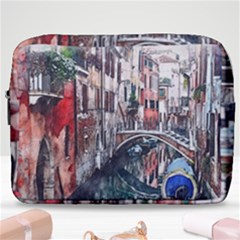 Venice Water Laguna Italy Make Up Pouch (large) by Wegoenart