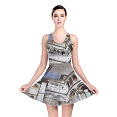 Building Architecture Columns Reversible Skater Dress by Wegoenart