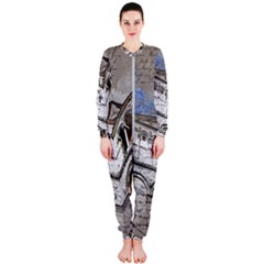 Building Architecture Columns Onepiece Jumpsuit (ladies)  by Wegoenart