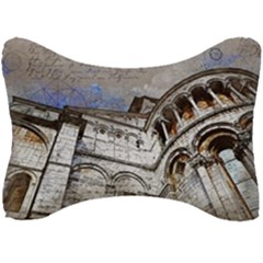 Building Architecture Columns Seat Head Rest Cushion by Wegoenart