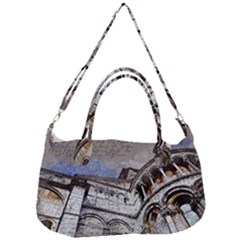 Building Architecture Columns Removal Strap Handbag by Wegoenart