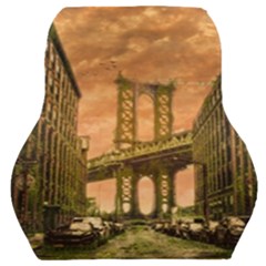 Architecture Buildings City Bridge Car Seat Back Cushion  by Wegoenart