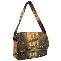 Architecture Buildings City Bridge Courier Bag by Wegoenart