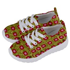 Happy Floral Days In Colors Kids  Lightweight Sports Shoes by pepitasart