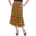 Happy Floral Days In Colors Midi Mermaid Skirt View1