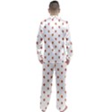 Cartoon Style Strawberry Pattern Men s Satin Pajamas Long Pants Set View2