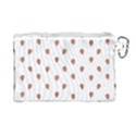 Cartoon Style Strawberry Pattern Canvas Cosmetic Bag (Large) View2