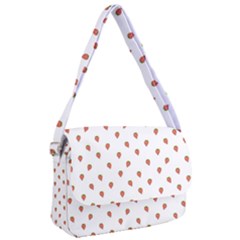 Cartoon Style Strawberry Pattern Courier Bag