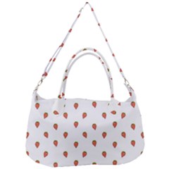 Cartoon Style Strawberry Pattern Removal Strap Handbag