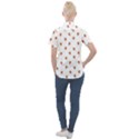 Cartoon Style Strawberry Pattern Women s Short Sleeve Pocket Shirt View2