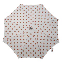 Cartoon Style Strawberry Pattern Hook Handle Umbrellas (small)