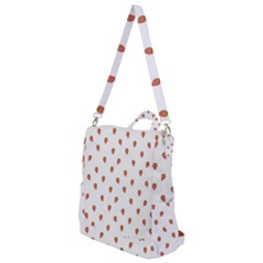 Cartoon Style Strawberry Pattern Crossbody Backpack