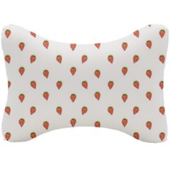 Cartoon Style Strawberry Pattern Seat Head Rest Cushion by dflcprintsclothing